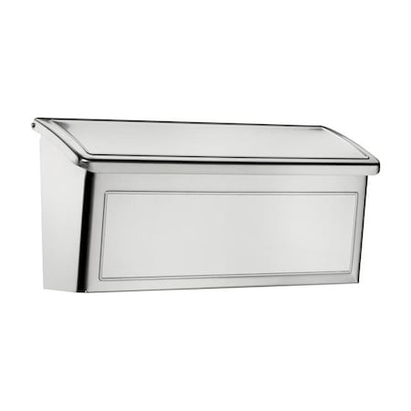 Architectural Mailboxes Architectural Mailboxes 5006269 Venice Stainless Steel Wall-Mounted Silver Mailbox; 7.13 x 14.65 x 4.13 in. 5006269